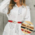 4 Pcs Women Retro Waist Belt Metal Buckle Skinny Stretchy Waist Belt for Dress (Black + Red + White + Khaki...