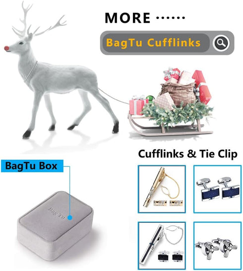 Round Galaxy Cufflinks Set, 2Pcs Dark Blue Cufflinks Set with gift box and greeting card for men...