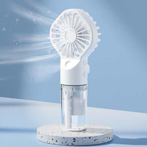 Portable Fan with Mist, Personal Mini Fans Portable Rechargeable, Misting Fans Handheld for Travel, Office, Outdoor...