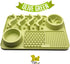 Small Size Dog Slow Feeder Mat, Lick Mat - All in One Slow Feeding Food Bowl, Anxiety Relief, Spillproof, Wet Food, Puzzle mat, Non Toxic Silicone...