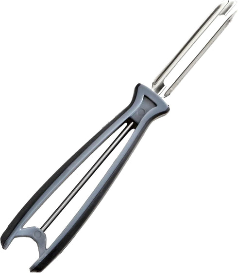 Linden Sweden Soft Grip Peeler - Gray | Rust Resistant Vegetable Peeler with Ergonomic Handle for Safety and Control | Dishwasher Safe Potato Peel...