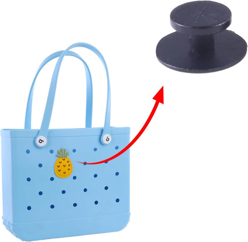 30Pcs 15mm Charm Backs for Medium Bogg Bag,Blank Bit Accessory for DIY Your Own Insert Charm,Button Backs Compatible with Simple Modern Tote,Simpl...