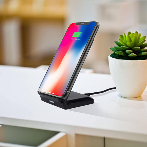 Wireless Charger, 10W Fast Wireless Charging Station, Qi Certified, Charging Stand for Multiple Devices iPhone 14 13 12 11 11 Pro Max Mini, Samsun...