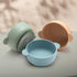 Baby Bowls with Suction, 3 Pack Baby Led Weaning Supplies, Soft Silicone Food Bowl for Babies Kids Toddlers, BPA Free, Microwave and Dishwasher Sa...