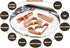 Caliber Gourmet Cookie Cutter Mold Set - Gun Shaped, Rifle, Bullet, Revolver, Cutters - Funny Military Theme for Adults, Kids, Kitchen Supply, Chr...