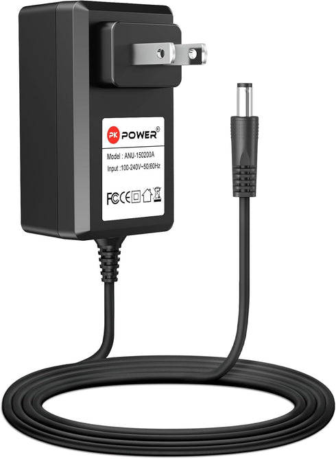 PKPOWER AC DC Adapter for QFX PBX-505100BL PBX-505100 Port Tailgate Bluetooth Speaker, Power Supply for QFX PBX-7 8" PBX-61081BT PBX-5 PBX-10700 6...
