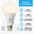 Rechargeable Light Bulbs, Emergency Battery Light Bulb for Power Outage, Battery Operated Light Bulbs 2000mAh Battery Backup 850Lumens 9W 60W Equi...