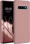 kwmobile Case Compatible with Samsung Galaxy S10 Plus / S10+ Case - TPU Silicone Phone Cover with Soft Finish - Winter Rose...