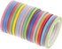 20 Rolls Rainbow Washi Tape Slim,Foil Gold Skinny Decorative Masking Washi Tapes,3MM Wide DIY Masking Tape...