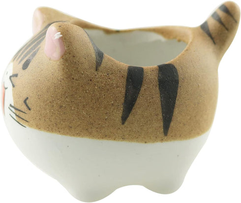 Cat Succulent Planter Mini Ceramic Cute Kitten Shaped Cartoon Decoration Vase Flower Pots (Cute)...