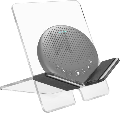 Desktop Stand for Conference Speakerphone, Clear Acrylic Holder Compatible with Anker EMEET USB Bluetooth Conference Speaker...