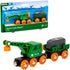 BRIO World 33698 - Clever Crane Wagon Set - 4 Piece Wooden Toy Train Set for Kids | Imaginative Play | Compatibility with Other Sets | FSC-Certifi...