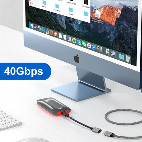 xiwai 0.5m USB4 Extension Cable Male to Female 40Gbps with 100W Charging and 8K@60Hz Compatible with Thunderbolt3/4...