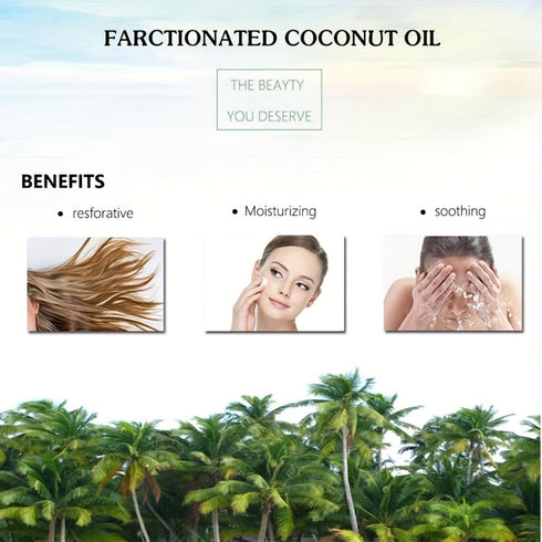 Nourishing Hydrating Coconut Oil Organic - 100% Pure & Natural Premium Grade Coconut Carrier Oil for Hairs Skin Body Moisturizing Essential Oils M...