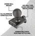 Bulletpoint 20mm Ball Mount compatible with Picatinny Mount...