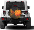 Orange Butterfly Flowers Spare Tire Cover 17 inch Waterproof Dust-Proof Universal Spare Wheel Tires Covers Fit for Jeep,Trailers, RV, SUV,Many Veh...