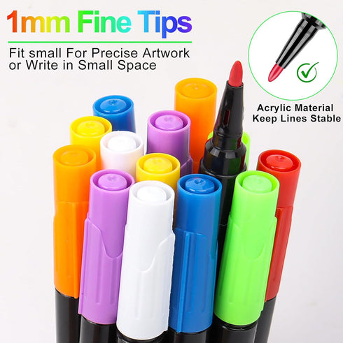 Chalk Markers for Blackboard - Chalkboard Markers, Fine Tip Wet Erase Markers, Liquid Chlak Pens for Chalk board, First & Last Day of School Board...