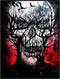 ARAZADR Stamped Cross Stitch Painting Kits for Beginners Kids 3 Strands 11CT DIY Full Range of Embroidery Stamped Cross Stitch Kits Skull Arts Cra...