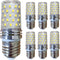 6 Pack E26 LED Light Bulbs 60w Halogen Equivalent Daylight White 6000K Dimmable 6w 600Lm AC 110V 120V 130V Medium Screw Base T10 Corn Bulb...