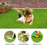 LAVEN Artificial Grass Turf Lawn, Lawn Decoration, Synthetic Miniature Garden Ornament DIY Craft Pot Artificial Lawn Grass Plastic(15 * 15cm)...