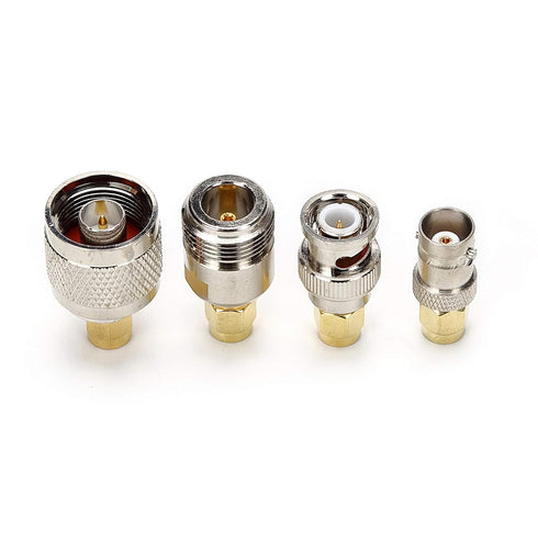 SMA Connector Kit in Adapter Standard SMA/BNC/UHF/N/F Male to Female Cable Connector Converter Converter Pack of 16...