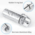 2 Pack Small Pocket Pill Box Keychain, Portable Mini Aluminium Alloy Pill Organizer Case Container for Purse, Waterproof Metal Pill Holder Medicin...