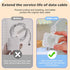 Glitter DIY Cable Protector Compatible for Apple iPhone Power Adapter with Mirror,Cute Bling Love Heart Design,Data Line USB Case Wire Cable Saver...