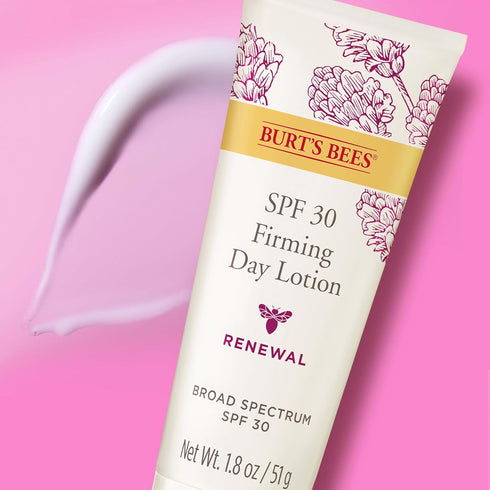 Burt's Bees Sunscreen Moisturizer for Face, SPF 30 Retinol Alternative Facial Lotion for Anti-Aging Skincare & Daytime Protection,1.8 Ounce (Packa...