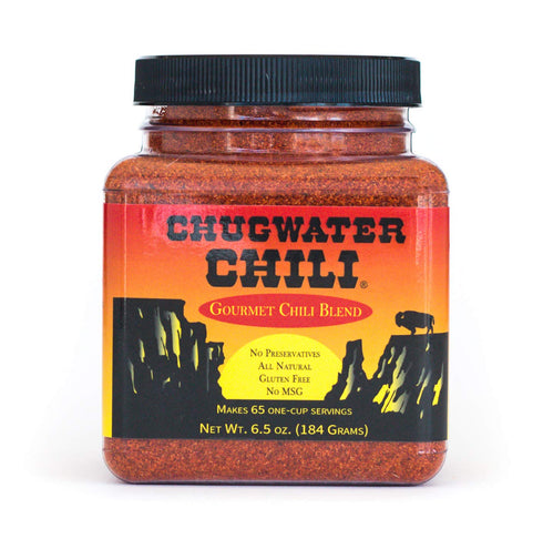 Chugwater Chili | Gourmet Chili Seasoning Mix & Taco Seasoning | 6.5oz Tub | Wyoming State Championship Chili Recipe | Secret Blend 12 Spices | Al...