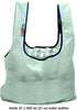 Ripstop Nylon Reusable Grocery Bag, Reusable Shopping Bag, RBS041 (Gray-Orange-Green-Navy)...