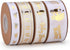 40 Yards Baby Shower Ribbon Welcome Baby White and Gold Ribbon Assorted Foot Print Ribbons for Crafts Cake Birthday,Gift Wrapping, Party Decoratio...