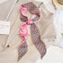 4 Pack Purse Scarf for Bags Silk Head Scarf for Hair Handbag Women Scarfs Band Hair Neck Scarves Fashion Gifts,04...