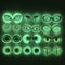 10 Pairs Glow in the Dark Glass Animal Eyes 25mm Round Dome Glass Cabochons Flatback for DIY Craft Clay Eyes...
