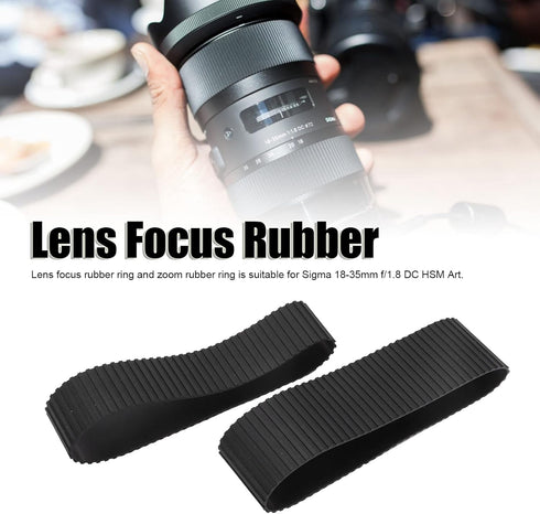 Focus Rubber Ring Replacement,Lens Focus Rubber Ring for Sigma 18?35mm F/1.8 DC HSM Art Repair Part......