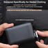 5V 2A Power Bank for Heated Vest,Rechargeable Battery Pack for Heated Jacket, 10000mAh Packet Size LED Light Portable Charger for USB Heated Cloth...