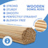 Dowel Rods Wood Sticks Wooden Dowel Rods - 1/4 x 6 Inch Unfinished Hardwood Sticks - for Crafts and DIYers - 50 Pieces by Woodpeckers...
