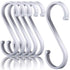 Aluminum S Hooks, Versatility S-Hooks Coffee Cup Hooks for Hanging Coffee Mugs, Kitchen Pot and Pans, Grill Utensils, Plants, 12 Pack Matte Finish...