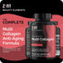 Zint Multi Collagen Pills - Collagen Supplements for Hair, Skin, Nails & Joint Health - Hydrolyzed Collagen Supplement with Type I, II, III, V, X ...