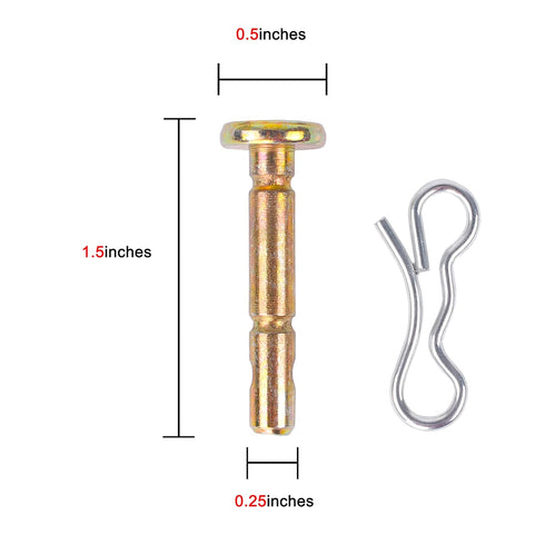 20 pcs Shear Pins + 20 pcs Cotters Pins for 738-04124A Troy Bilt 714-04040 738-04124 Snowblowers Replacement...