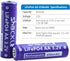 4 Pack- Shockli AA 3.2V LiFePo4 650mAh Battery, AA 3.2V Solar Rechargeable Batteries - Ideal for Solar Garden Light...