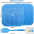 Lick Mat for Dogs and Cats, Slow Feeder Mat, with Suction Cups Silicone Pad, Peanut Butter Snacks Lick Pads, Pet Friendly, Relieve Anxiety, Traini...