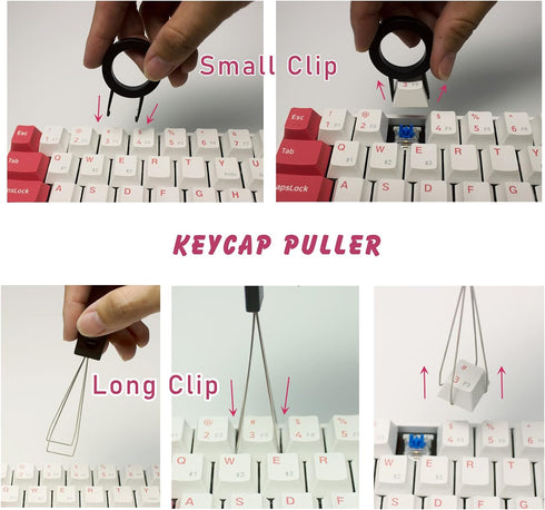 Keycap and Switch Puller Key Cap Remover Tool Keycaps Removal Tool Keyboard Cleaning kit for Hot swappable Mechanical Keyboard...