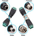 40PCS Male Female Power Connector DC 12V 5.5 x 2.1mm Power Jack Plug Adapter Barrel Connector, BNC Male Female Balun Connector for CCTV Coaxial Ca...