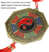 MDLUU 3 Pcs Bagua Mirror Feng Shui Ornaments, Guardian Lion Biting A Sword, Ancient Coins with Chinese Knot Tassel, Lucky Charm for Gifts, Home Pr...