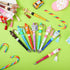Colarr 12 Sets Christmas Beadable Pens Bulk Halloween Bead Pens with Colorful Beads Tassels Clasps and Beaded Pens DIY Pens Making Kit for Women K...