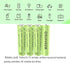 1.2V Ni-Mh AA 600mAh Rechargeable Batteries for Outdoor Solar Garden Lights (4 Pack)...