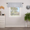 VHC Brands Sawyer Mill Blue Valance Curtain Lined Farmhouse Stripe for Kitchen or Dining Room Windows 16x72...