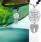 Memorial Car Charm Sympathy Gifts for Loss of Loved one, Keep Making Her Proud Ornament Hanging Rear View Mirror Accessories Grief Bereavement Sym...