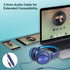 SIMOLIO Headphones Wired for Kids School Travel, Safe Volume 85dB/94dB/104dB, Over-Ear Boys Headphones with Microphone & Shareport, Foldable Sturd...