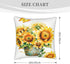 VARUN Sunflowers Pillowcases Yellow Flowers Golden Butterfly in a Rusty Iron Bucket Pillow Case Decorative Throw Pillow Cover for Home Sofa Office...